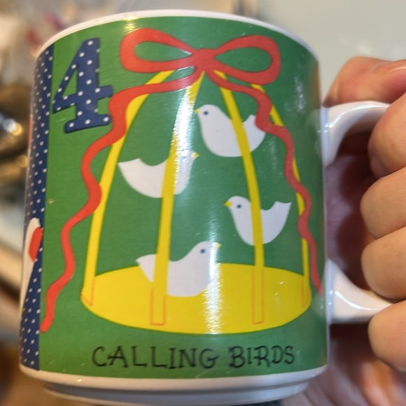 Set of 3 vintage Grant Howard 12 days of Christmas mugs Korea - Picture 12 of 15